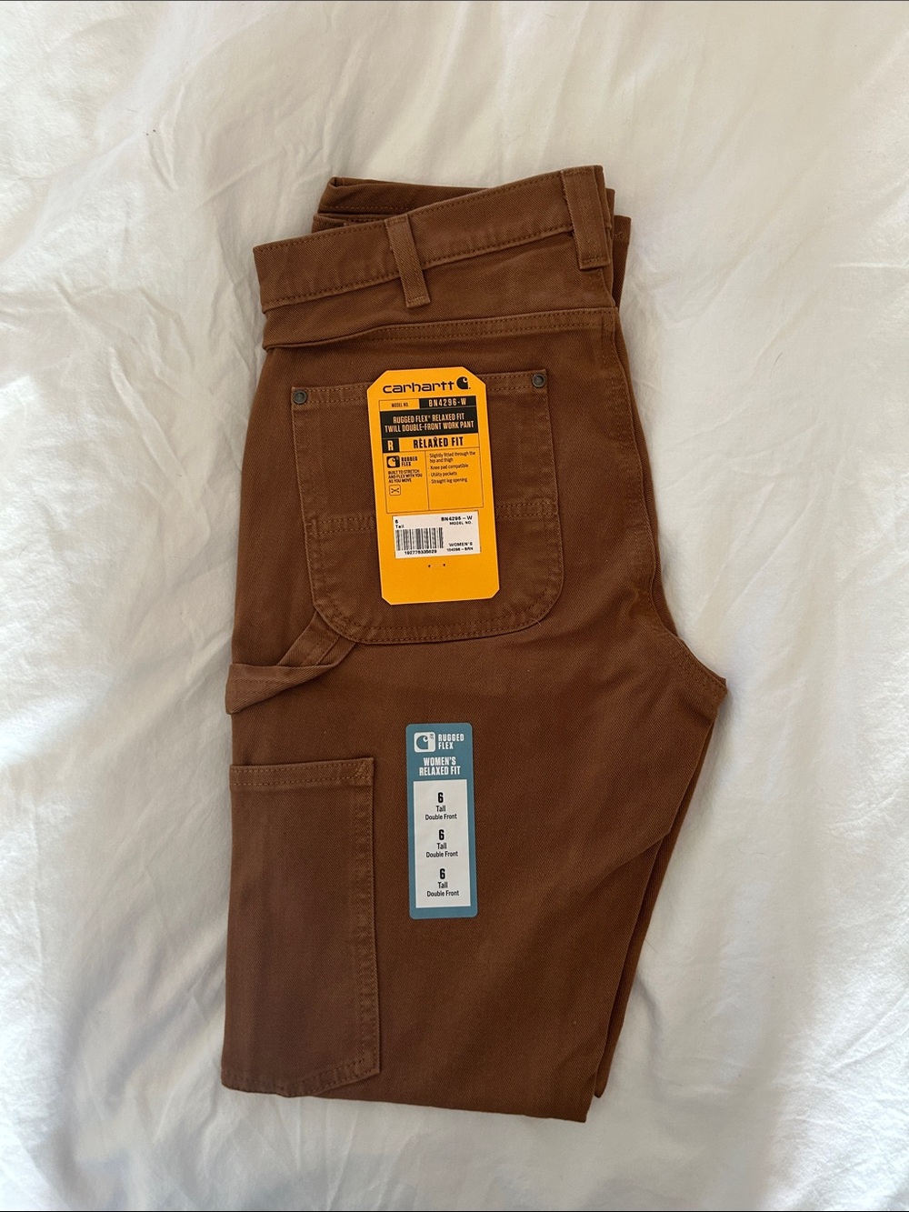 Carhartt Women’s Rugged Flex Relaxed Fit Twill Double-Front Work Pant